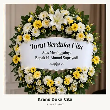 Krans Bunga Duka Grand Metropolitan Bekasi